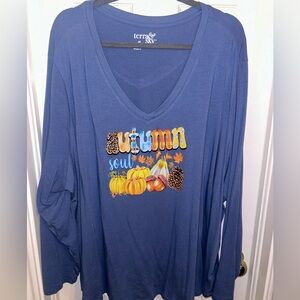 Fall custom print top